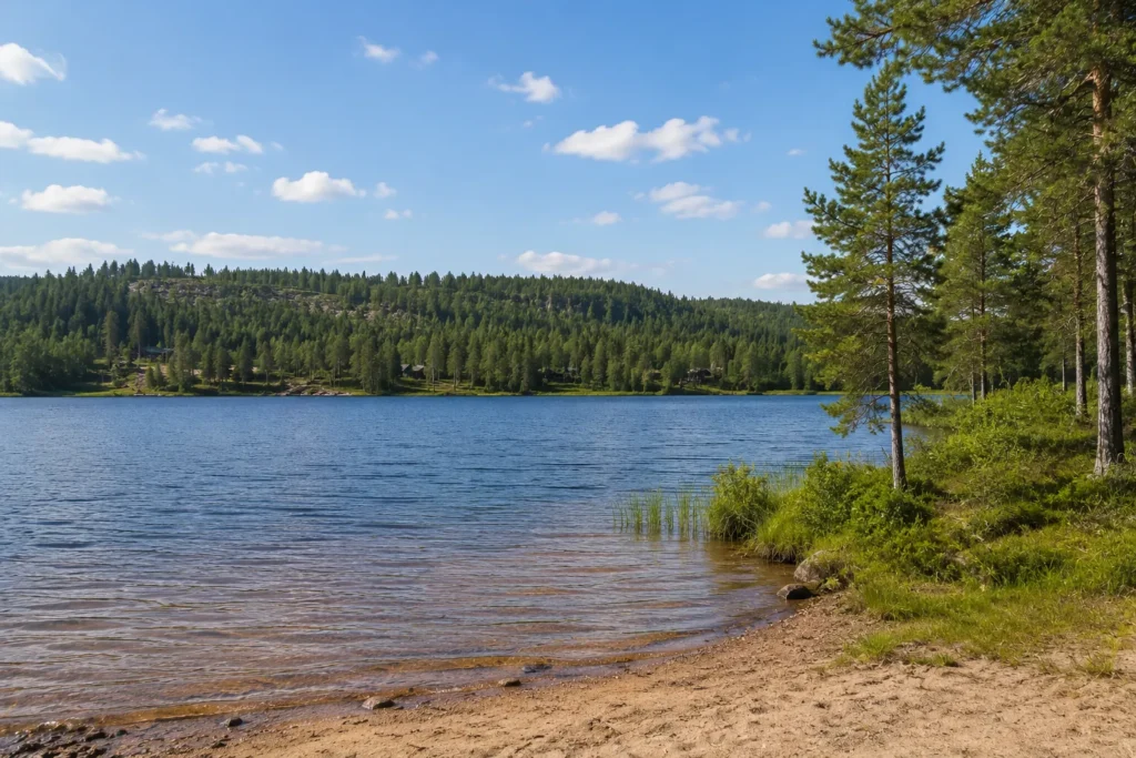 Pinewood cabins - Burusjön lake