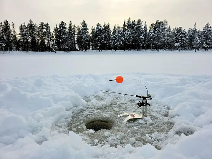 Pinewood cabins - Ice fishing